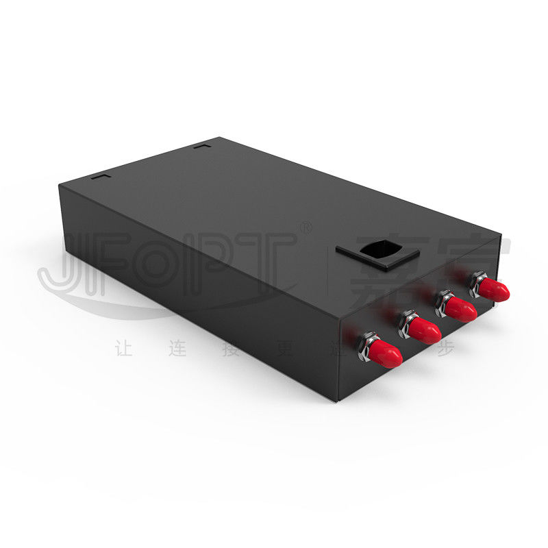 Caja de terminación de fibra óptica de tipo de llave de 4 núcleos SC/LC/FC/ST de baja pérdida de grado de telecomunicaciones