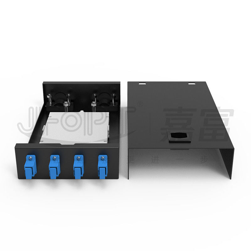 Caja de terminación de fibra óptica de tipo de llave de 4 núcleos SC/LC/FC/ST de baja pérdida de grado de telecomunicaciones