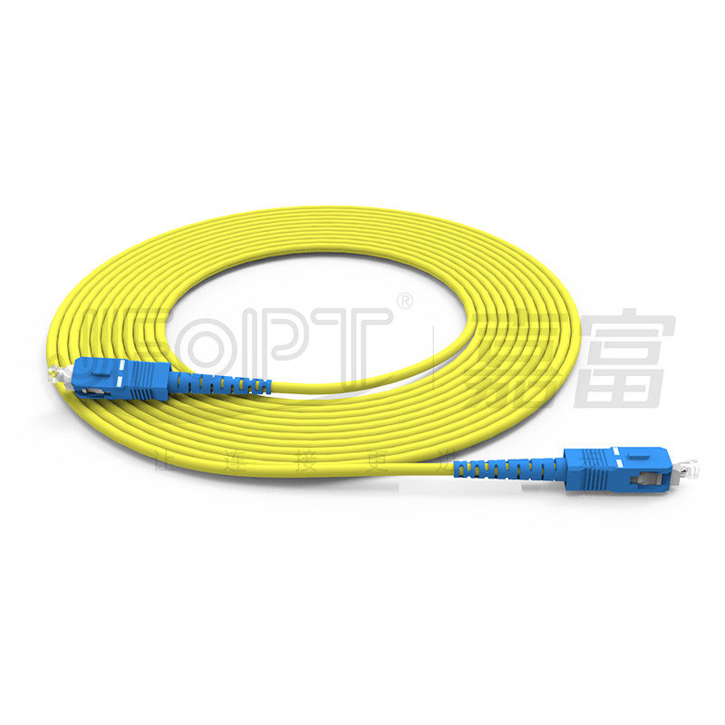 Conexión LAN por cable ONVIF 4G 3G Cables de fibra óptica SC UPC/APC Cara de extremo para la longitud de la red