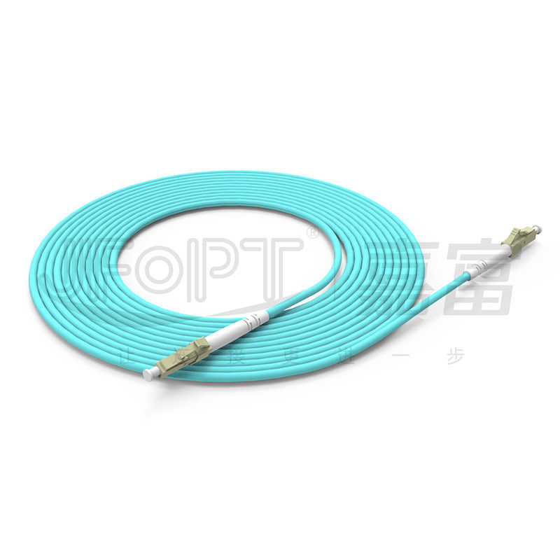 Módulo múltiple 2.0mm LC/APC SX Cordón de parche de fibra óptica para transmisión de datos de alta velocidad