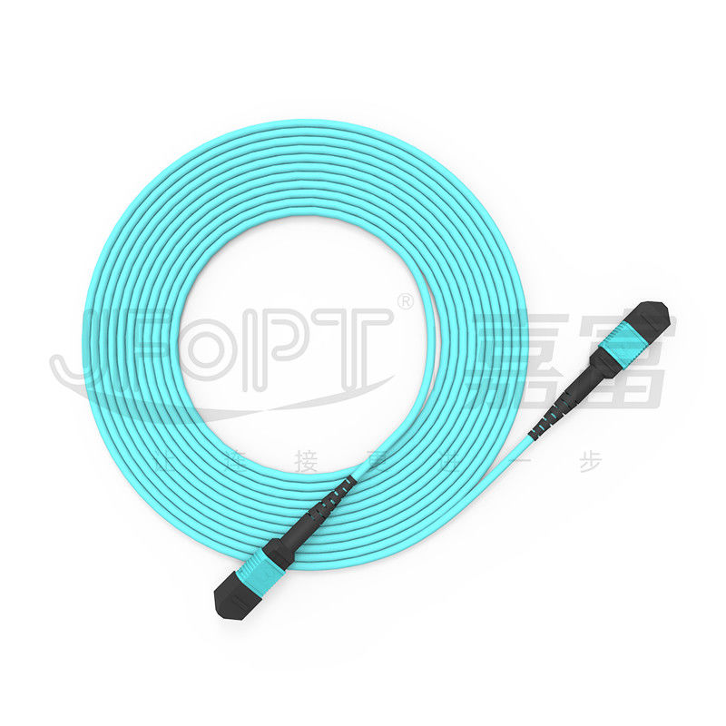 10 Gigabits MPO cable de parche Conexión rápida para conexión de señal óptica en la sala de computadoras