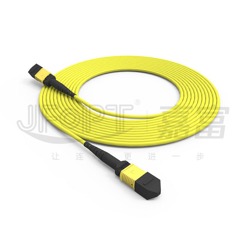10 Gigabits MPO cable de parche Conexión rápida para conexión de señal óptica en la sala de computadoras
