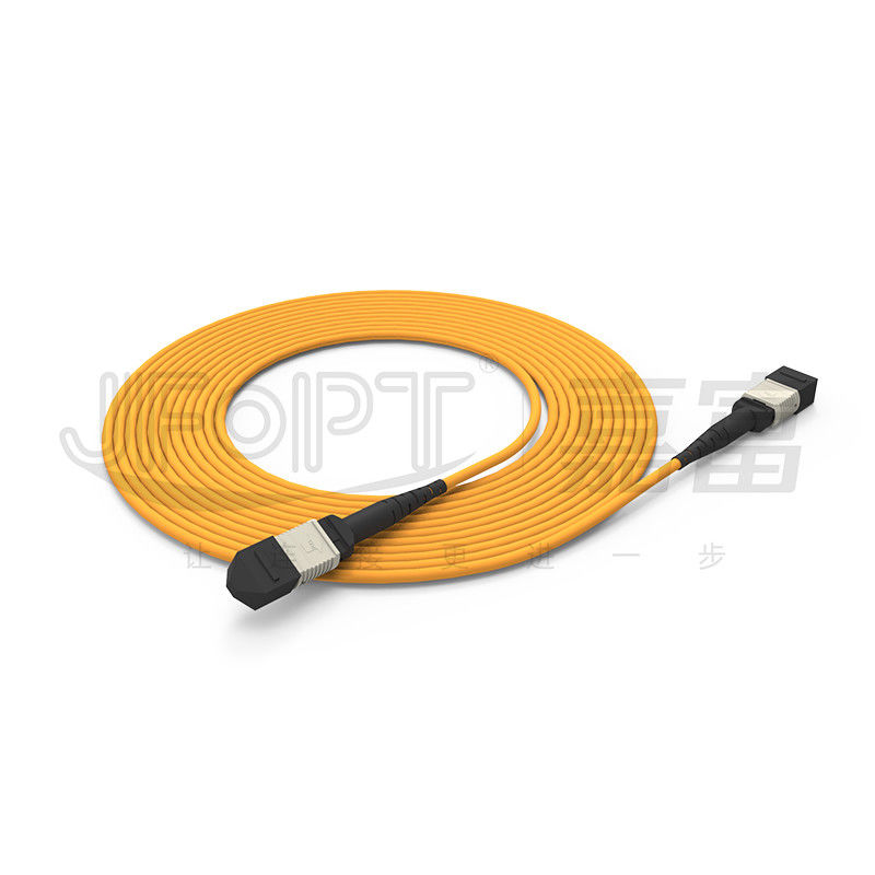 850nm Multimodo de baja pérdida de ferrules MPO cable de tronco de fibra óptica multi-núcleo