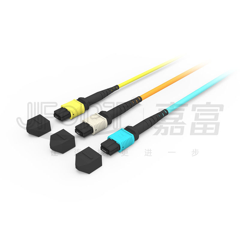 850nm Multimodo de baja pérdida de ferrules MPO cable de tronco de fibra óptica multi-núcleo