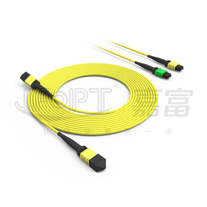 MPO Patch Cord SM 12 núcleos de cable precio de cable óptico de fibra óptica de cable de caída de fibra óptica de interior al aire libre