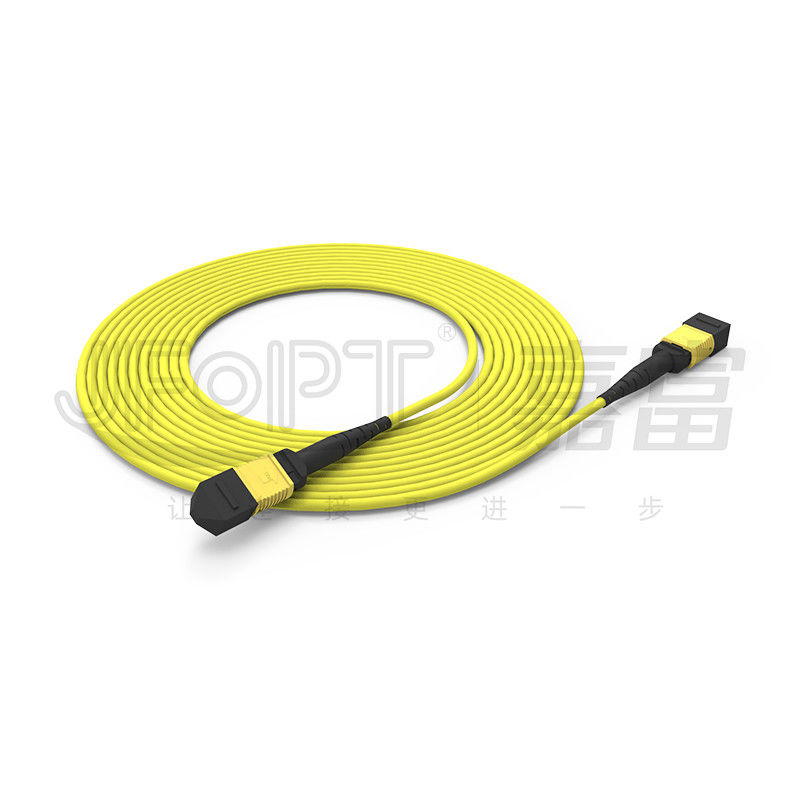 MPO Patch Cord SM 12 núcleos de cable precio de cable óptico de fibra óptica de cable de caída de fibra óptica de interior al aire libre